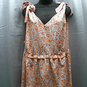 Shein Curve Floral Top